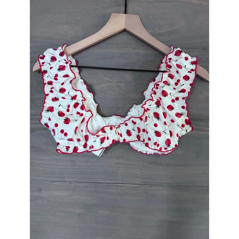 Frankie's Bikinis Hudson Bathing Suit Top Victoria's Secret Size‎ Medium NWT